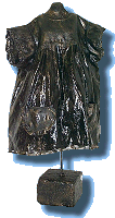 Beeld  jurkje, gemaakt met textielverhardertechniek